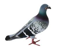 STOBAZA Realistic Artificial Foam Pigeon Model with Smooth Edges for Outdoor Garden Decor Vivid Posture and Bright Color Fake Dove Ornament Landscape Decoration for Bonsai and Home Display