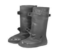 STOBAZA Reusable Rain Shoe Covers Thickened PVC Overshoes for Men Women Non-slip Portable Shoe Protectors Fit for Sneakers Leather Canvas Cycling Overshoes