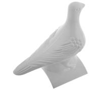 STOBAZA Roof Decoration Figurine with Timeless Classical Design Pigeon Plastic Bird Statue Traditional Chinese Style Waterproof and Easy Installation Black Mini for Home and Roof