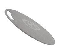 STOBAZA Round Plastic Chopping Board with Imitation Marble Surface Slip-Resistant Fruit and Vegetable Cutting Block for Kitchen Use Hanging Design