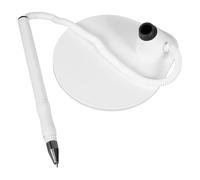 STOBAZA Secure Pen for Workplace with Ergonomic Design and Plastic Base, Back to School Decor for Office, Bank Counters, and Home Desk Pens Featuring Versatile Use and Chain Holder