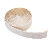 STOBAZA Self-Adhesive White Xpe Foam Corner Guard Protector Molding Skirting Board Trim 8cm Wide Decorative Wall Baseboard for Hallways and Kitchens