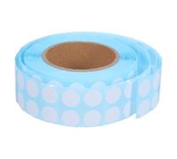 STOBAZA Self-Adhesive Writable Round Label Stickers 3000Pcs Roll - Removable Blank White Dots for Freezer Safe Food Storage, Office, School, Moving Box, and Homemade Name Tags