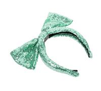 STOBAZA Sequin Bow Headband for Women Sparkling Hair Accessory with Glamorous Shine Suitable for Parties Weddings and Everyday Wear