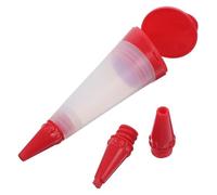 STOBAZA Silicone Pastry Pen for Cake Decorating Food Writing DIY Tool Easy to Squeeze Cream Icing Piping Nozzle Blue for Home Baking and Detailed Dessert Design Random Color