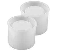 STOBAZA Silicone Pen Holder Resin Casting Mold for DIY Epoxy Resin Jar with Smooth Interior and User Friendly Design, Cylinder Shape Multi-Purpose Mold for Vanity or Desk Storage