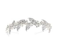 STOBAZA Silver Diamond Inlaid Rhinestone Headband for Women Hair Decoration Delicate Wedding Party Prom Accessory Charming Birthday