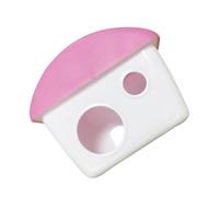 STOBAZA Sleeping Spot for Your Hamster Small House Cozy Resting Place Stable Plastic Material Suitable for Pet Cage Hamster Guinea Pig Hideout