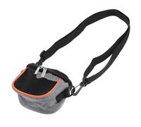STOBAZA Small Animal Carrier Pouch Breathable Lightweight Oxford Cloth with Multiple Internal Compartments and Adjustable Shoulder Straps Black for Outdoor Adventures Suitable for Rabbit