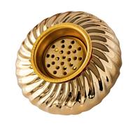 STOBAZA Small Round Ceramic Incense Burner with Smooth Surface Decorative Censer for Incense Cone Coil and Stick Multifunctional Desktop Decor for Aromatherapy Yoga Meditation and Home