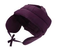 STOBAZA Soft Elderly Helmet for Adults Lightweight Adjustable Cotton Fabric Protective Headgear Cap for Indoor Daily Use with Anti-fall and Shock Absorption Features