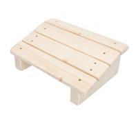 STOBAZA Solid Wood Foot Rest Under Desk Ergonomic Footstool with Stable Non-Slip Support Angled Leg Laid Stand for Office Work and Home Comfort Portable for Foot Elevation and Posture