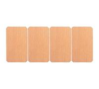 STOBAZA Spanish Cedar Humidor Sheets Portable Wooden Sheets 4pcs for Cigars Large Brown Cedar Dividers with Moisture Release Feature for Cigar Humidor Accessories Suitable for Bars