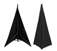 STOBAZA Speaker for Black and Two-sided Cover 2pcs Polyester Stand, Strong Material Reusable Tool Portable Speakers Live Show Suitable for Stage Banquets