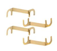 STOBAZA Speaker Wire Terminal Cup Connectors for Home Cinema and Studio Use, Metal Speaker Connector Terminals, Flexible Installation, Gold Colour