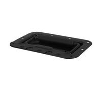 STOBAZA Spring Loaded Recessed Flight Case Handle with Padded Grip 6.30 X 4.21 Inch Heavy Duty Cabinet Pull for Speaker Box and Tool Chest Hardware