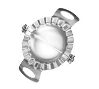 STOBAZA Stainless Steel Dumpling Maker Large Dough Press with Crimped Seal Design for Home Kitchen Effortless Dumplings Empanadas Ravioli Mini Pies Mold Tool Easy to Clean