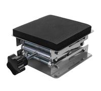 STOBAZA Stainless Steel Laboratory Scissor Jack Lift Table Stand Manual Control Height Anti-rust Platform for Physics Chemistry Experiments