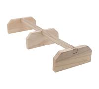 STOBAZA Standing Rack Bird Stand Wooden Perch Get off The Ground Feel Secure Wood Roosting Bar for Chicken Coop Chicken Owners