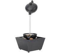 STOBAZA Tabletop Fountain Suspended Teapot Running Water Ornament Indoor Desk Fountain with Plastic Material Lightweight and Easy to Use for Home and Office Decor