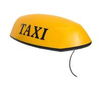 STOBAZA Taxi Roof Light with Bright LED Illumination Nonslip Suction Cup Mount for Secure Car Top Attachment Yellow Dome Lamp for Nighttime Visibility Designed for Taxi Services and Blank