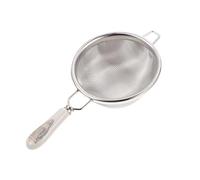 STOBAZA Tea Accessory Mesh Strainer Stainless Steel Ceramic Unique Design Craftsmanship Damage-Resistant Practical Daily Use for Tea House