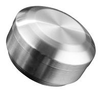 STOBAZA Thickened Stainless Steel Soup Bowl with Lid Reusable Double Rice Bowl for Home and Restaurant Use Metal Container for Soup Bird's Nest Yogurt Desserts and Salads