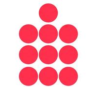 STOBAZA Transparency Film Sheets for Lights 10pcs Red Colored with Effortless Installation and Comfortable Warm Lighting, for Home and Studio Light Correction