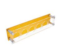STOBAZA Transparent Acrylic Shot Glass Holder Rack for Ktv Bar and Home Modern Minimalist Cocktail Glass Organizer with Smooth Edges Portable Beer Cup Stand Shelf Storage for Party and