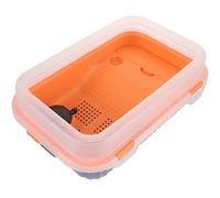 STOBAZA Turtle Basking Platform Turtle Tank with Platform Multi-platformed Feeding Area Rest Area Pp Material Large Capacity Desktop Aquarium Suitable for Reptiles and Terrapins