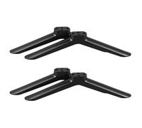 STOBAZA Tv Base Universal Replacement Legs Stand 2pairs with Screws, Plastic Tabletop Television Feet Easy Installation and Resists Deformation, Minimalist Aesthetic for Bedroom and Home