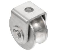 STOBAZA U-type Fixed Pulley Block Stainless Steel Lifting Wheel with Easy to Slide Function and Stable Structure for Industrial Material Handling Applications