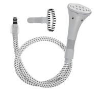 STOBAZA Universal Garment Steamer Replacement Steam Hose with Integrated Brush Attachment and Innovative Clip Design, Stainless Steel and Plastic Material for Clothes Ironing and Travel