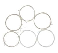 STOBAZA Universal Nylon Oud Strings Set 6pcs, Silver-plated Copper Alloy Wound Nylon Core, Replacement Accessory for Oud Instruments
