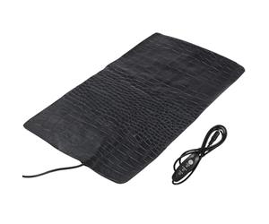 STOBAZA USB Pet Heated Pad with Carbon Fiber Heating and 3-Level Temperature Control, Sturdy Waterproof Warming Mat Suitable for Puppies, Kittens and Reptiles 13.4X7.1 Inch