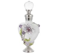 STOBAZA Vintage 10ml Essential Oil Bottle Set, Chic Glass Perfume Sub-bottle Middle Eastern Style for Travel and Home Refillable Fragrance Accessory