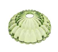 STOBAZA Vintage Green Glass Lamp Shade with Reverse Mouth Structure and Turtle Shell Texture, Small Pumpkin Table Lamp Cover Distributing Illumination and Scent, for Retro Home Decoration