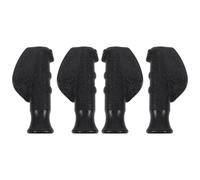 STOBAZA Walker Handle Grips Use for Black 4pcs and Replacement 20mm Diameter with Ergonomic Pvc Design for Comfortable Sturdy Rolling Walkers