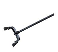 STOBAZA Walking Stick Tips Non-Slip Quad Foot Rubber Pads for Senior Cane Base Replacement Hiking Crutch Accessories Black Aluminium Alloy