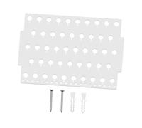STOBAZA Wall Mounted Acrylic Earring Organizer Rack Space-saving Jewelry Display Holder with Smooth Edges for Safe Use Practical Gift for Efficient Earring Storage and Display