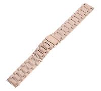 STOBAZA Watch Strap Replacement Stainless Steel Metal Buckle Chain Style 7.28 Inch Easy Installation for Men and Women Compatible with Garmin 3 Smartwatch