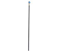 STOBAZA Wizard Staff Prop with Safe Edges and Comfortable Grip Halloween with Blue Topper, 53 Inch Plastic Scepter Wand for Halloween Parade and Photo Booth Costume Accessories