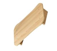 STOBAZA Wooden Under Desk Footstool Tilted Platform Footrest Stool for Office Home Comfortable Posture Support Portable Step Stool Natural Smooth Surface