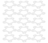 STOBOK 100Pcs Balloon Arch Clips Balloon Holder Reusable Balloon Ties Wedding Balloons Ring Buckles for Wedding Birthday Baby Shower Party Supplies, 5.5x5.5cm