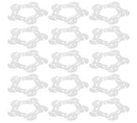 STOBOK 100Pcs Balloon Arch Clips Balloon Holder Reusable Balloon Ties Wedding Balloons Ring Buckles for Wedding Birthday Baby Shower Party Supplies, 6x6cm