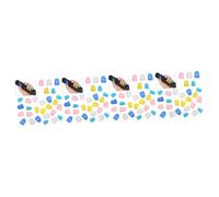 STOBOK 100pcs Guitar Accessories Fingertip Protectors for Guitar Ukulele Bass Silicone Finger Covers Comfortable Slip Resistant