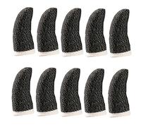 STOBOK 10Pcs Sweat Game Controller Thumb Sleeves Finger Sleeves for Mobile Gaming Enhanced Friction Comfortable Fit Sensitive Touch Screen Experience