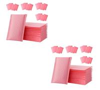 STOBOK 120pcs Adhesive Shipping Bubble Pouches Self-Seal Small Bubble Mailers for Package Bags Small Business Use Envelopes Packing Bags