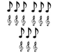 STOBOK 18pcs Music Book Clip Score Holders Sheet Clips Music Note for Holding Pages in Book Stationery Supplies and Students