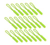 STOBOK 20pcs Cylinder Head Zipper Puller for Clothing Plastic Luggage Bag Repair Zipper Pull Rope As DIY Accessories Replacement Zip Pull for Bag Clothing Use
